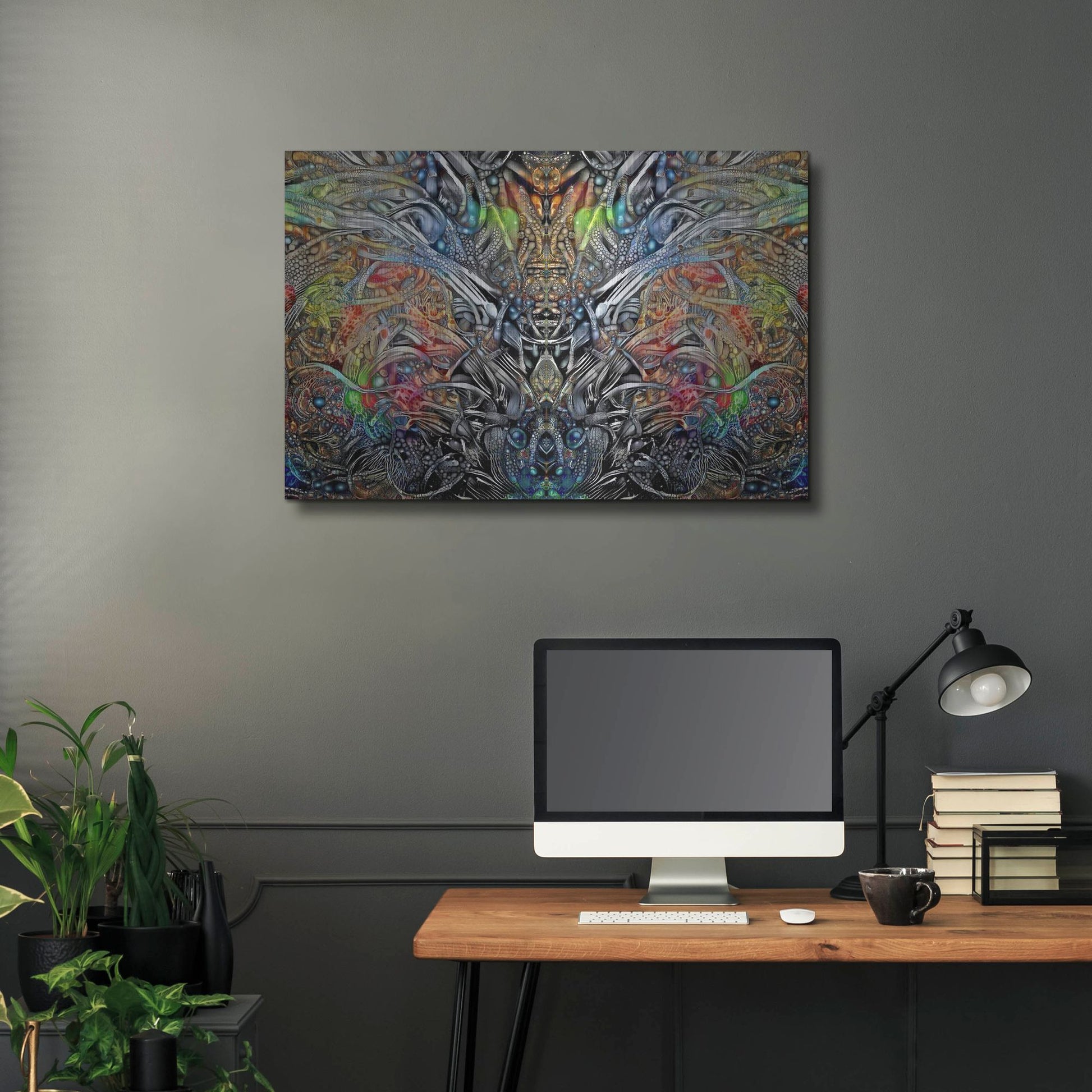 Luxe Metal Art 'King Of The Crickets' by Pedro Gavidia, Metal Wall Art,36x24