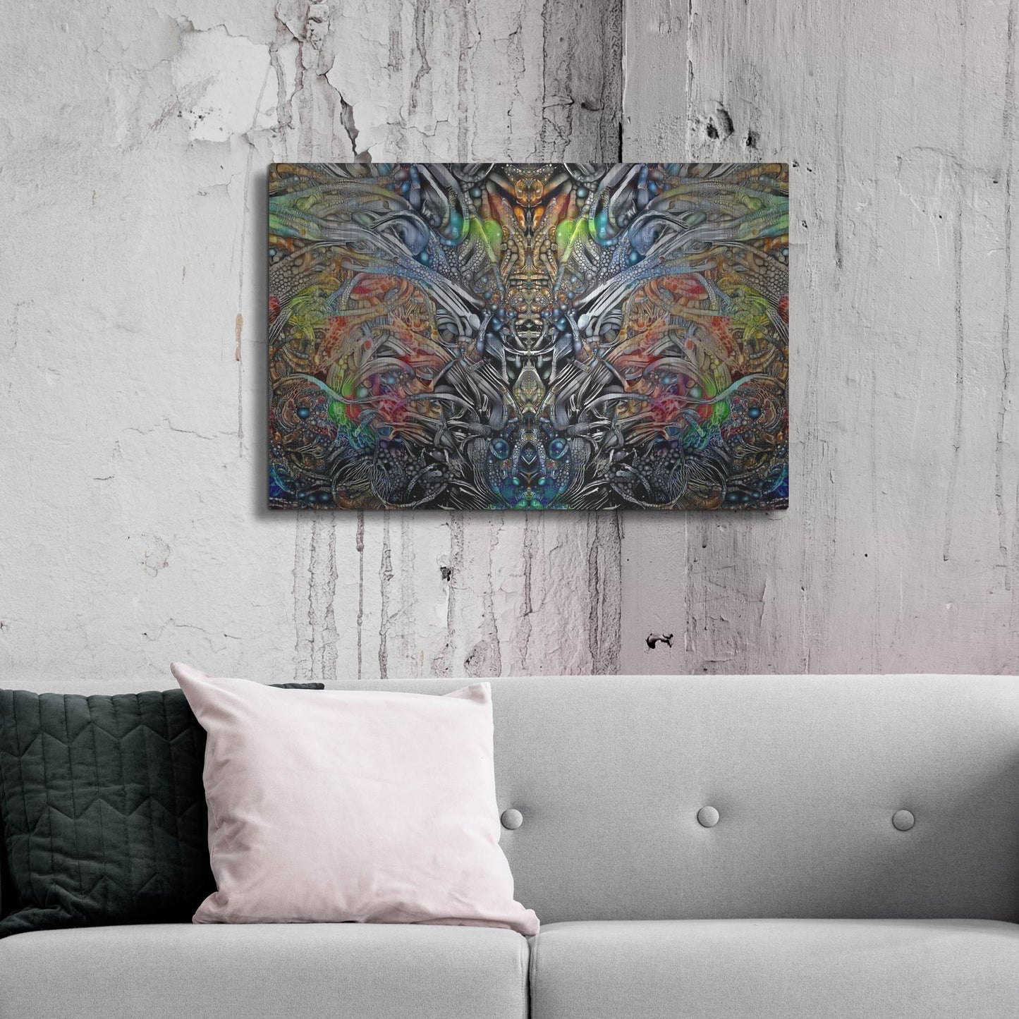 Luxe Metal Art 'King Of The Crickets' by Pedro Gavidia, Metal Wall Art,36x24