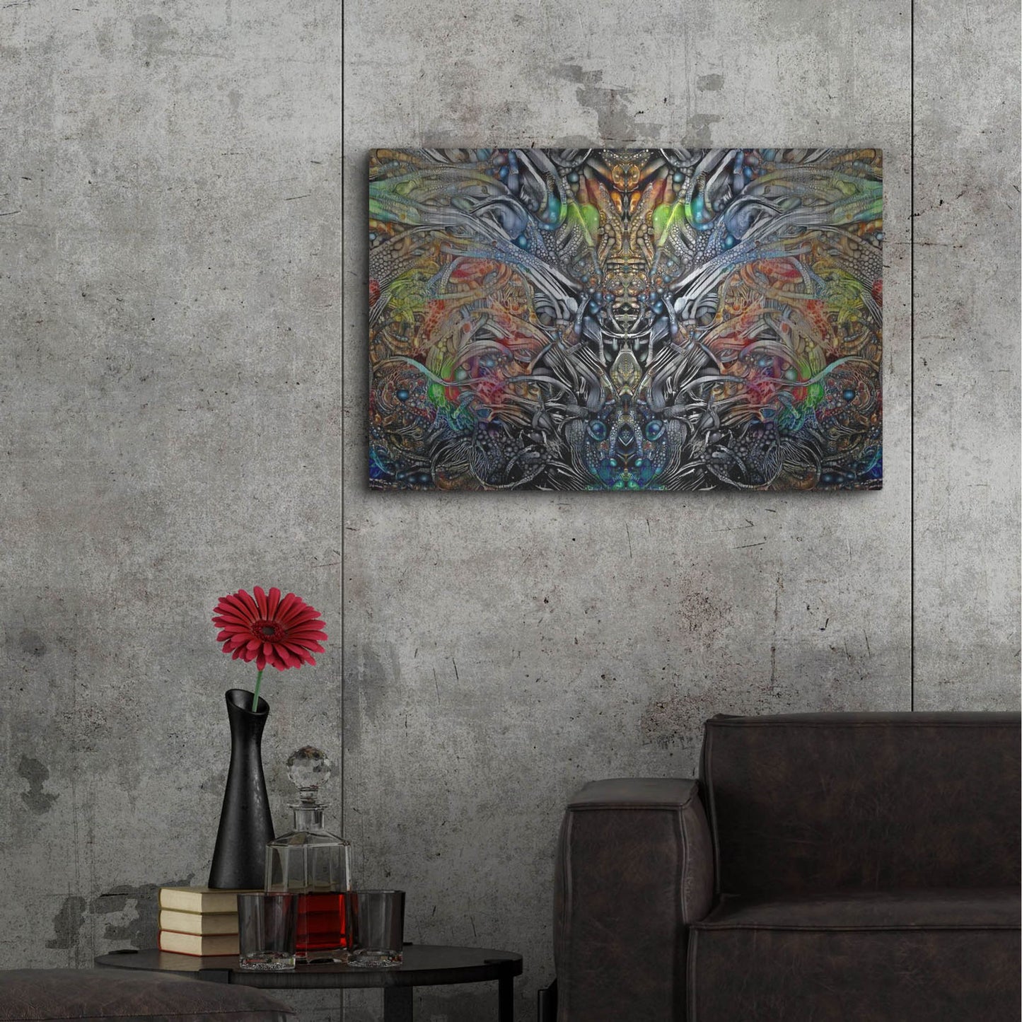 Luxe Metal Art 'King Of The Crickets' by Pedro Gavidia, Metal Wall Art,36x24