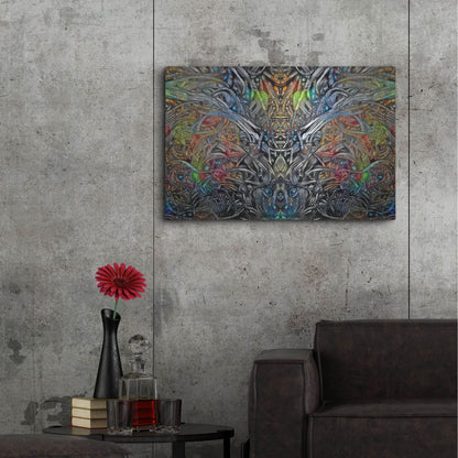 Luxe Metal Art 'King Of The Crickets' by Pedro Gavidia, Metal Wall Art,36x24