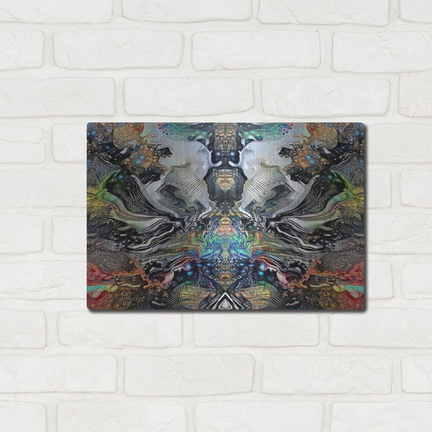 Luxe Metal Art 'Legacy Plume' by Pedro Gavidia, Metal Wall Art,16x12