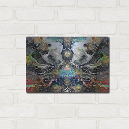 Luxe Metal Art 'Legacy Plume' by Pedro Gavidia, Metal Wall Art,16x12