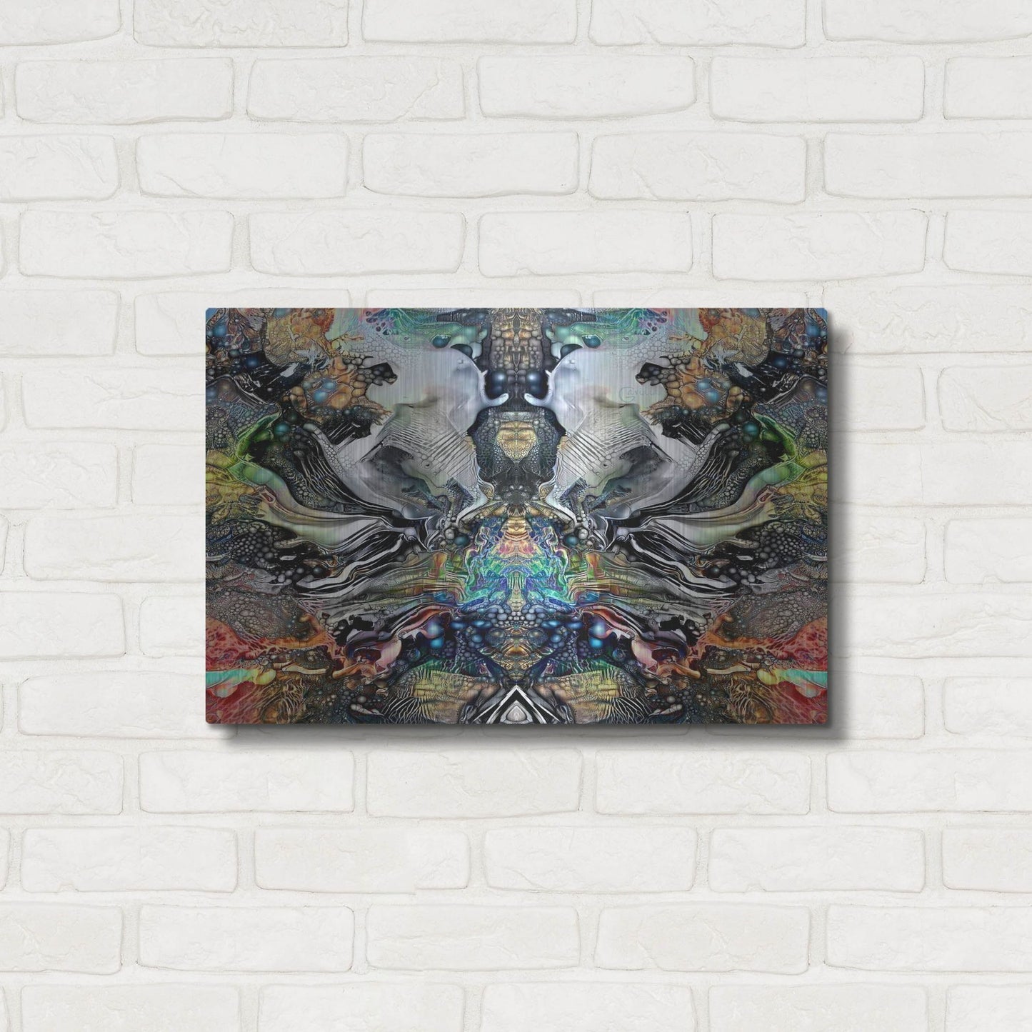 Luxe Metal Art 'Legacy Plume' by Pedro Gavidia, Metal Wall Art,24x16