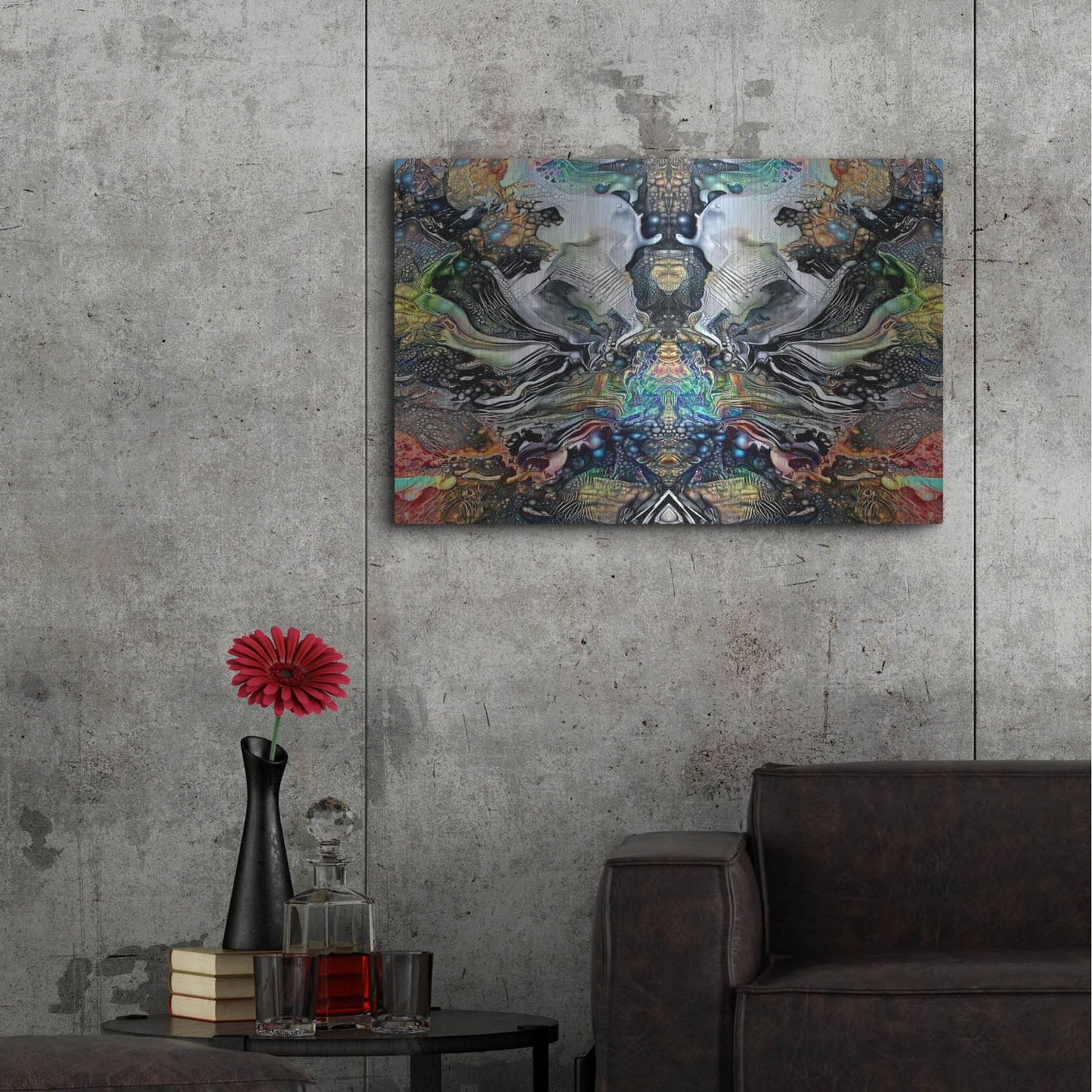 Luxe Metal Art 'Legacy Plume' by Pedro Gavidia, Metal Wall Art,36x24