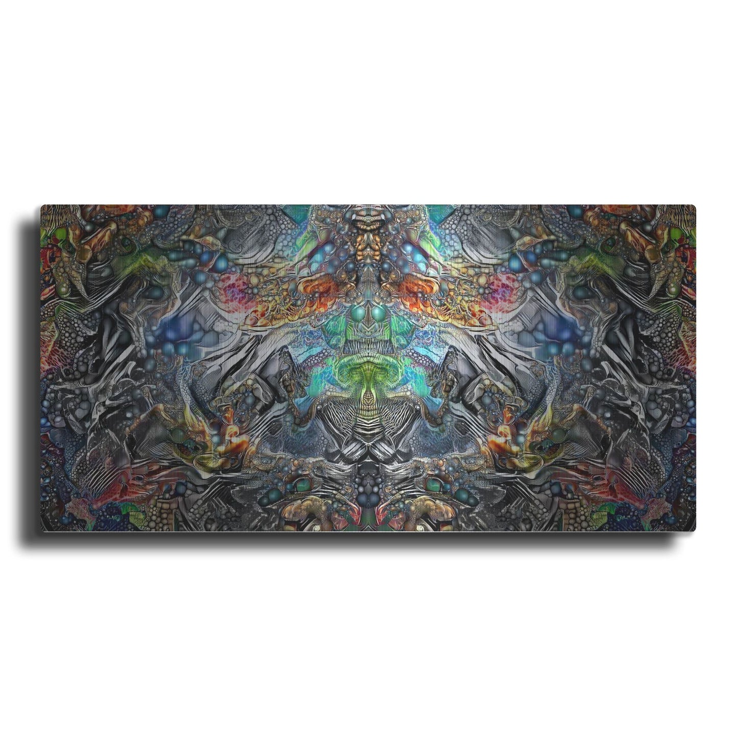 Luxe Metal Art 'Maria Sabinas Trance' by Pedro Gavidia, Metal Wall Art