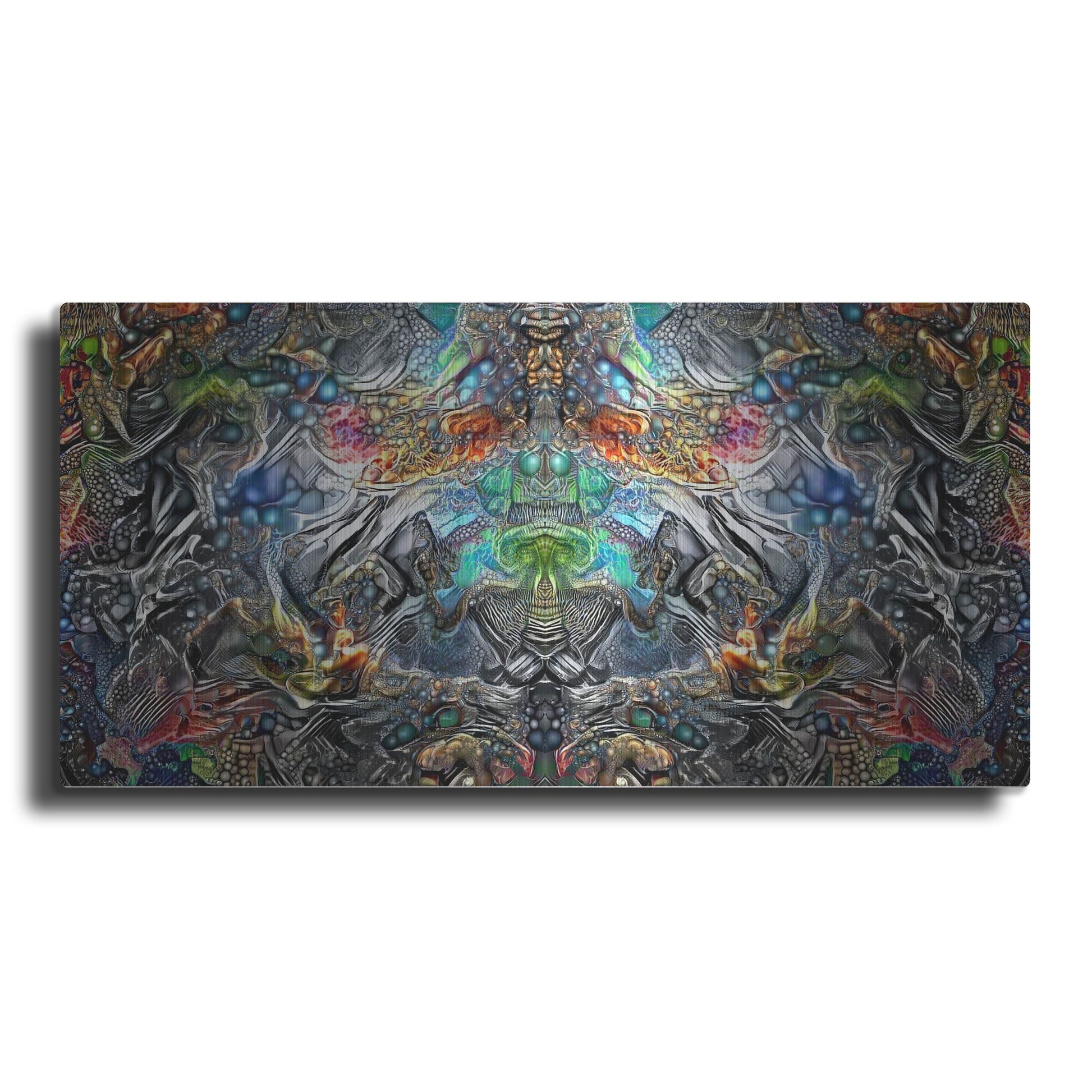 Luxe Metal Art 'Maria Sabinas Trance' by Pedro Gavidia, Metal Wall Art