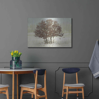 Luxe Metal Art 'Juncos and Oak' by Chris Vest, Metal Wall Art,36x24