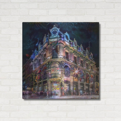 Luxe Metal Art 'Mexico City Estanquillo Museum' by Pedro Gavidia, Metal Wall Art,36x36