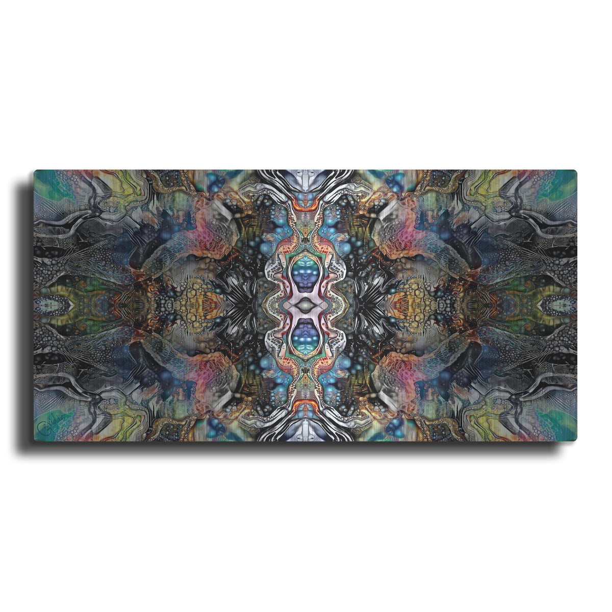 Luxe Metal Art 'Mind Reactor' by Pedro Gavidia, Metal Wall Art