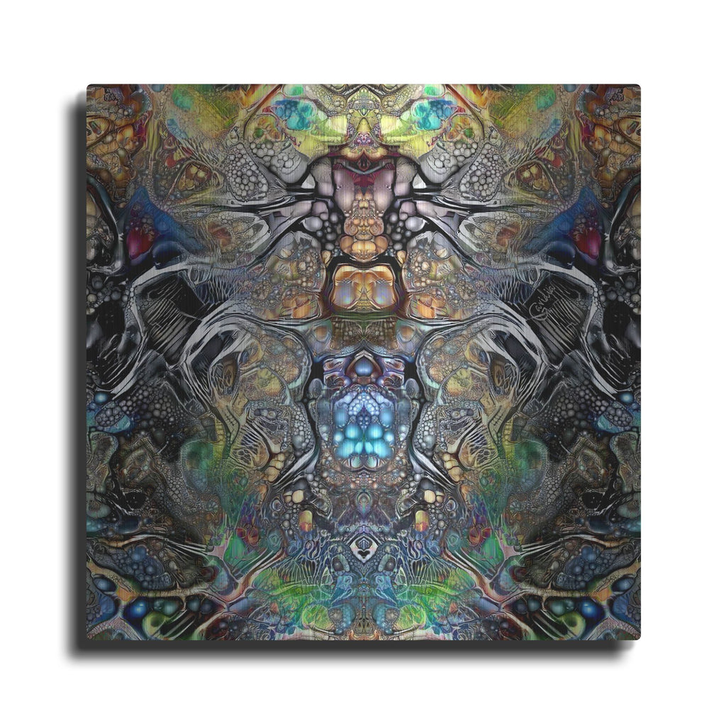 Luxe Metal Art 'Mutation' by Pedro Gavidia, Metal Wall Art