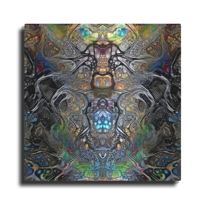 Luxe Metal Art 'Mutation' by Pedro Gavidia, Metal Wall Art