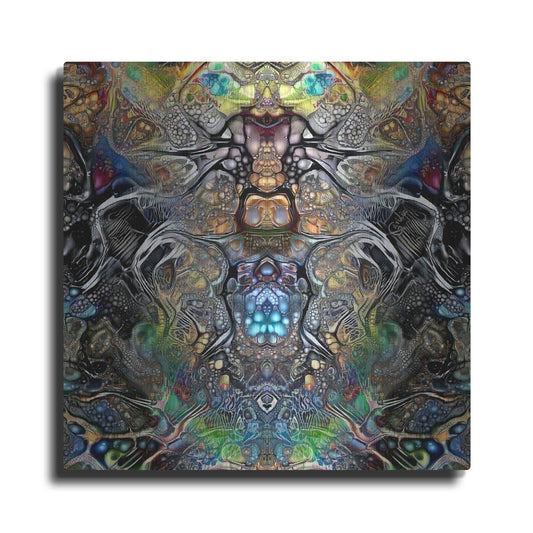 Luxe Metal Art 'Mutation' by Pedro Gavidia, Metal Wall Art