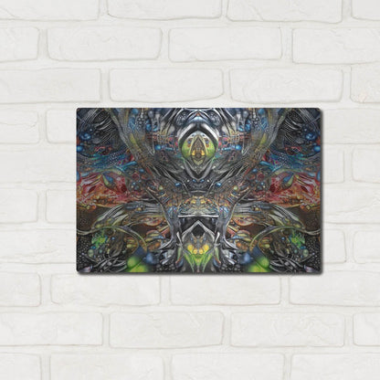 Luxe Metal Art 'Natures Lament' by Pedro Gavidia, Metal Wall Art,16x12