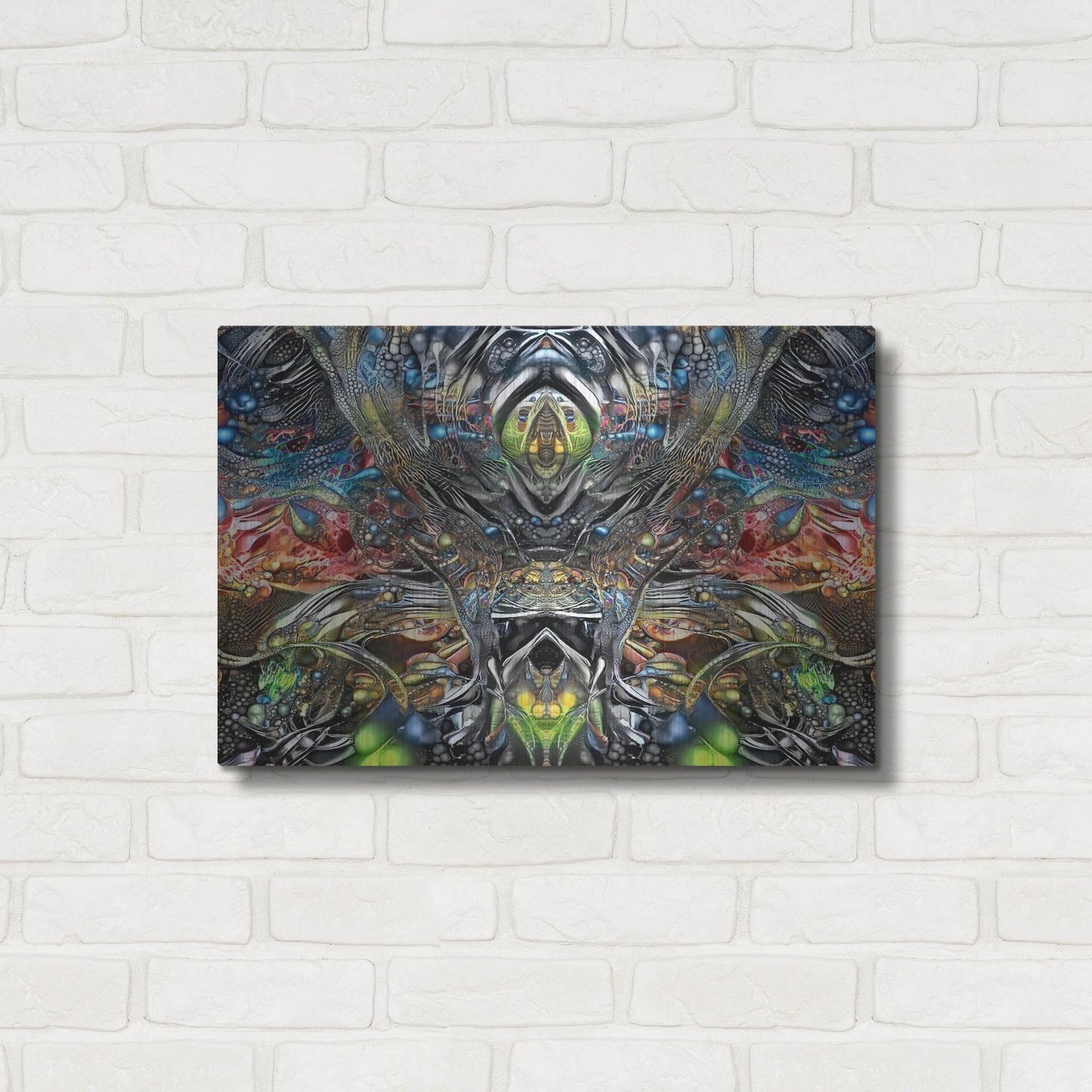 Luxe Metal Art 'Natures Lament' by Pedro Gavidia, Metal Wall Art,24x16