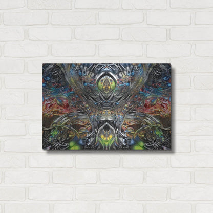 Luxe Metal Art 'Natures Lament' by Pedro Gavidia, Metal Wall Art,24x16