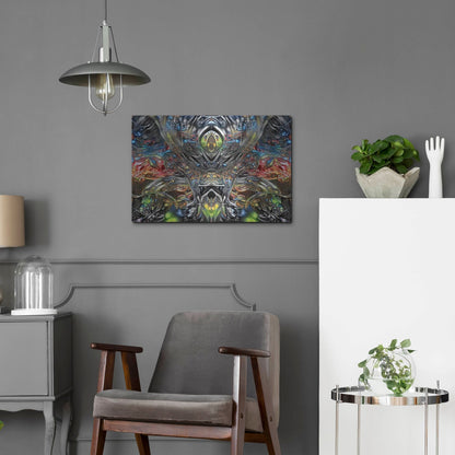 Luxe Metal Art 'Natures Lament' by Pedro Gavidia, Metal Wall Art,24x16