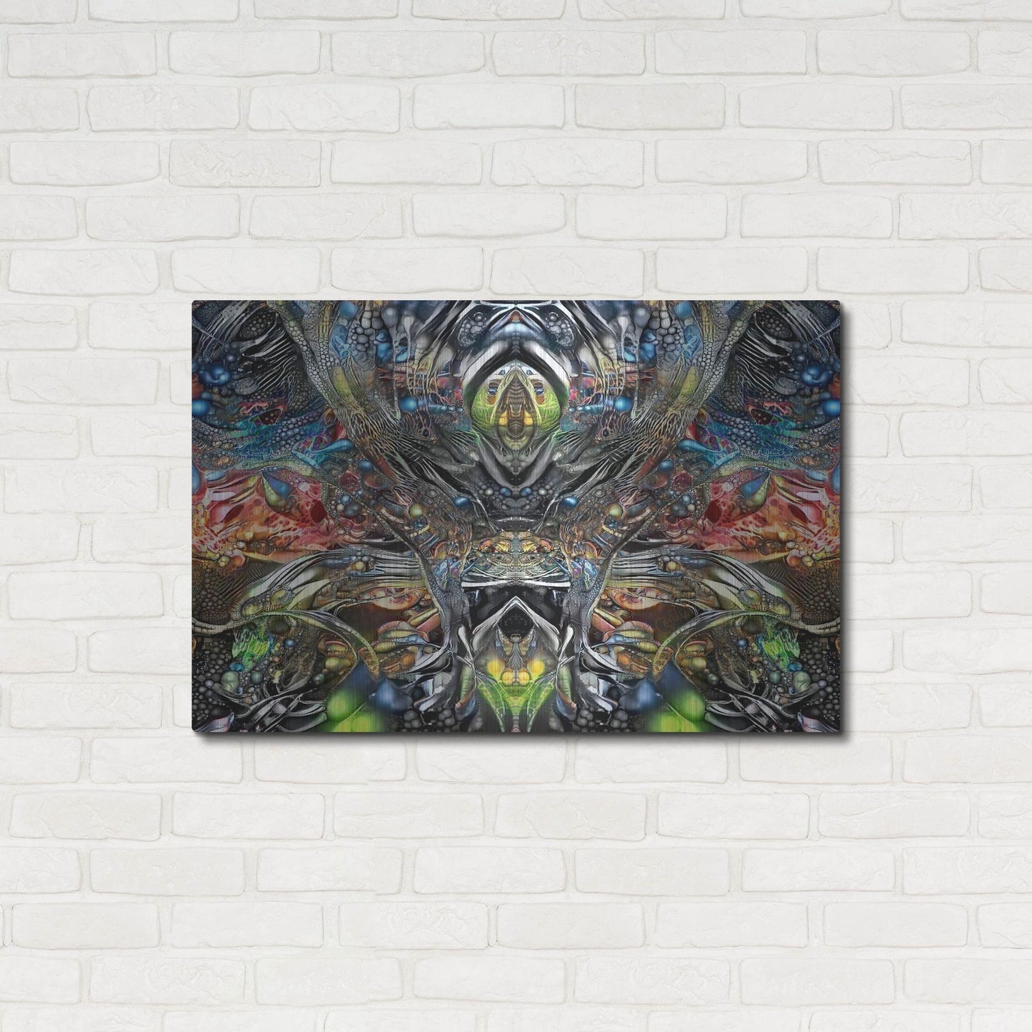 Luxe Metal Art 'Natures Lament' by Pedro Gavidia, Metal Wall Art,36x24