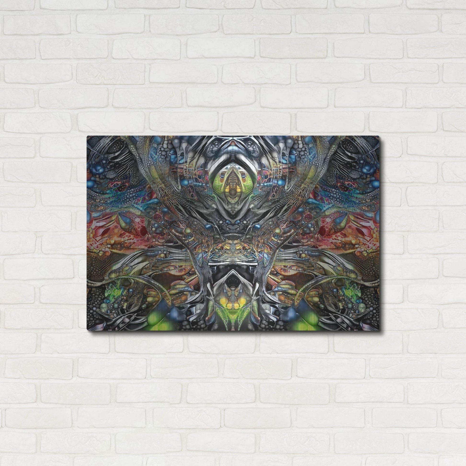 Luxe Metal Art 'Natures Lament' by Pedro Gavidia, Metal Wall Art,36x24