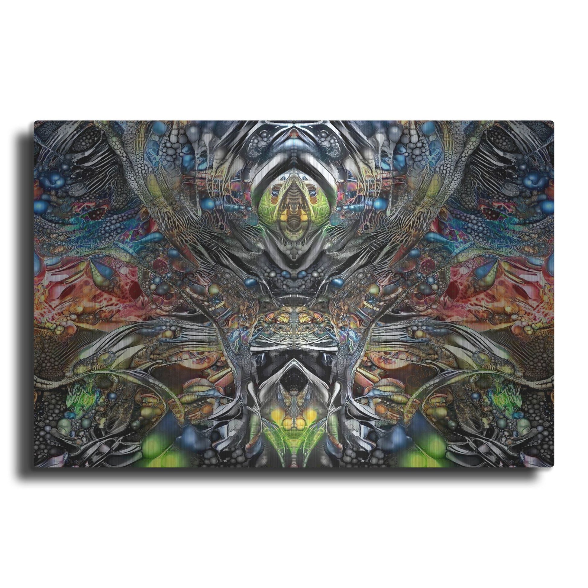 Luxe Metal Art 'Natures Lament' by Pedro Gavidia, Metal Wall Art
