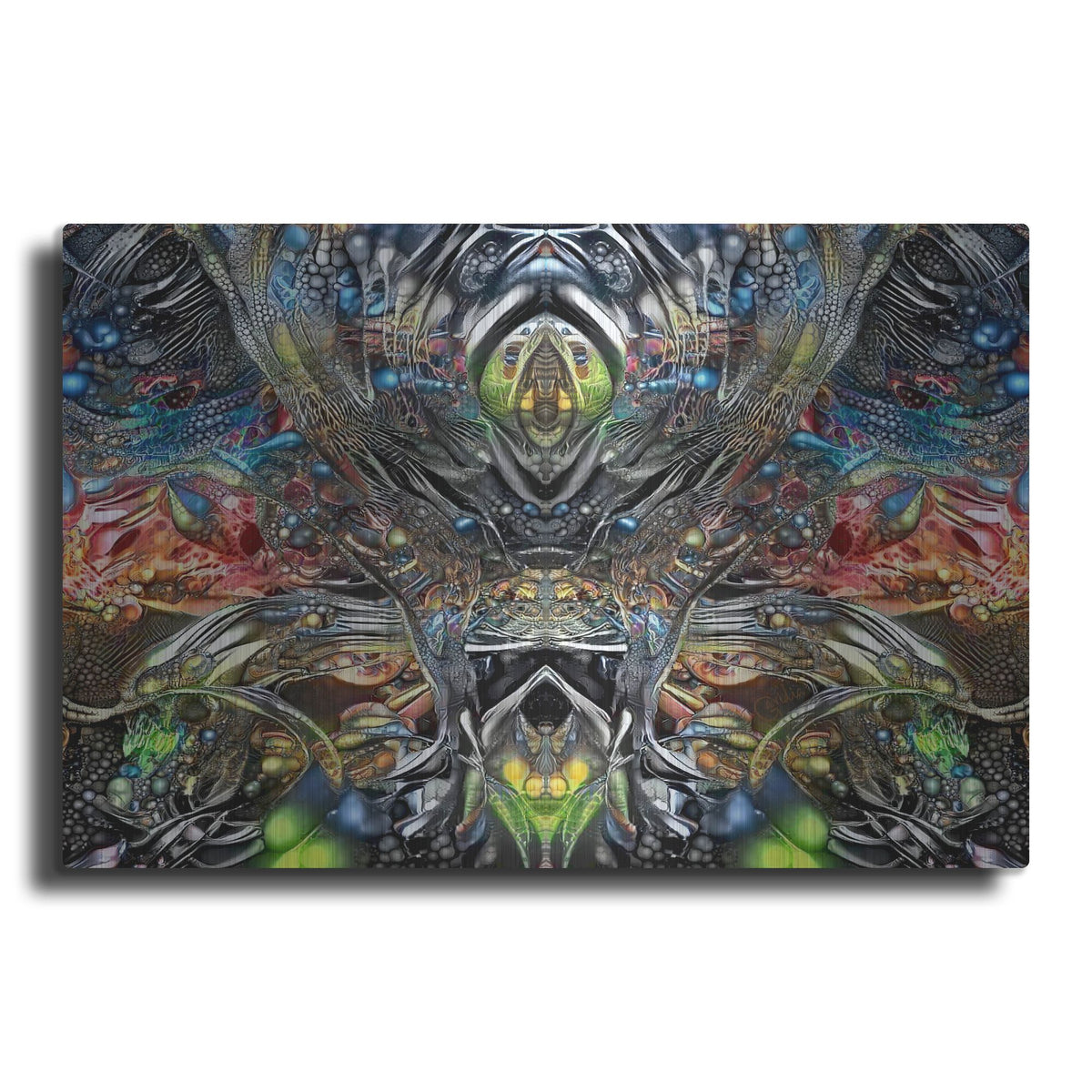 Luxe Metal Art 'Natures Lament' by Pedro Gavidia, Metal Wall Art