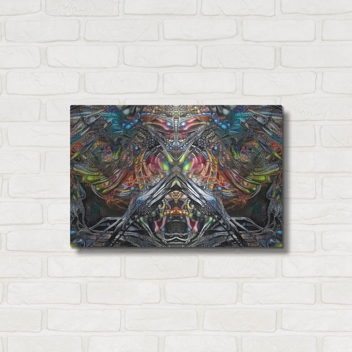 Luxe Metal Art 'Offender' by Pedro Gavidia, Metal Wall Art,24x16