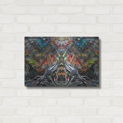 Luxe Metal Art 'Offender' by Pedro Gavidia, Metal Wall Art,24x16