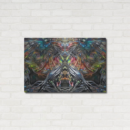 Luxe Metal Art 'Offender' by Pedro Gavidia, Metal Wall Art,36x24