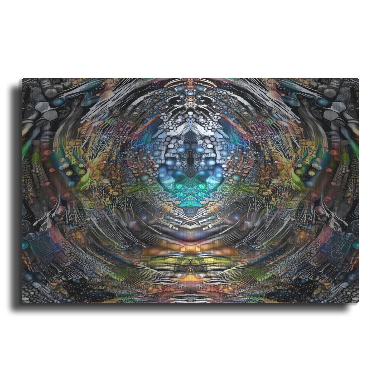 Luxe Metal Art 'Portal' by Pedro Gavidia, Metal Wall Art