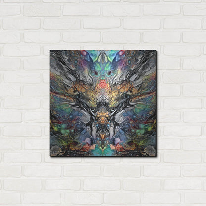 Luxe Metal Art 'Poseidon' by Pedro Gavidia, Metal Wall Art,24x24