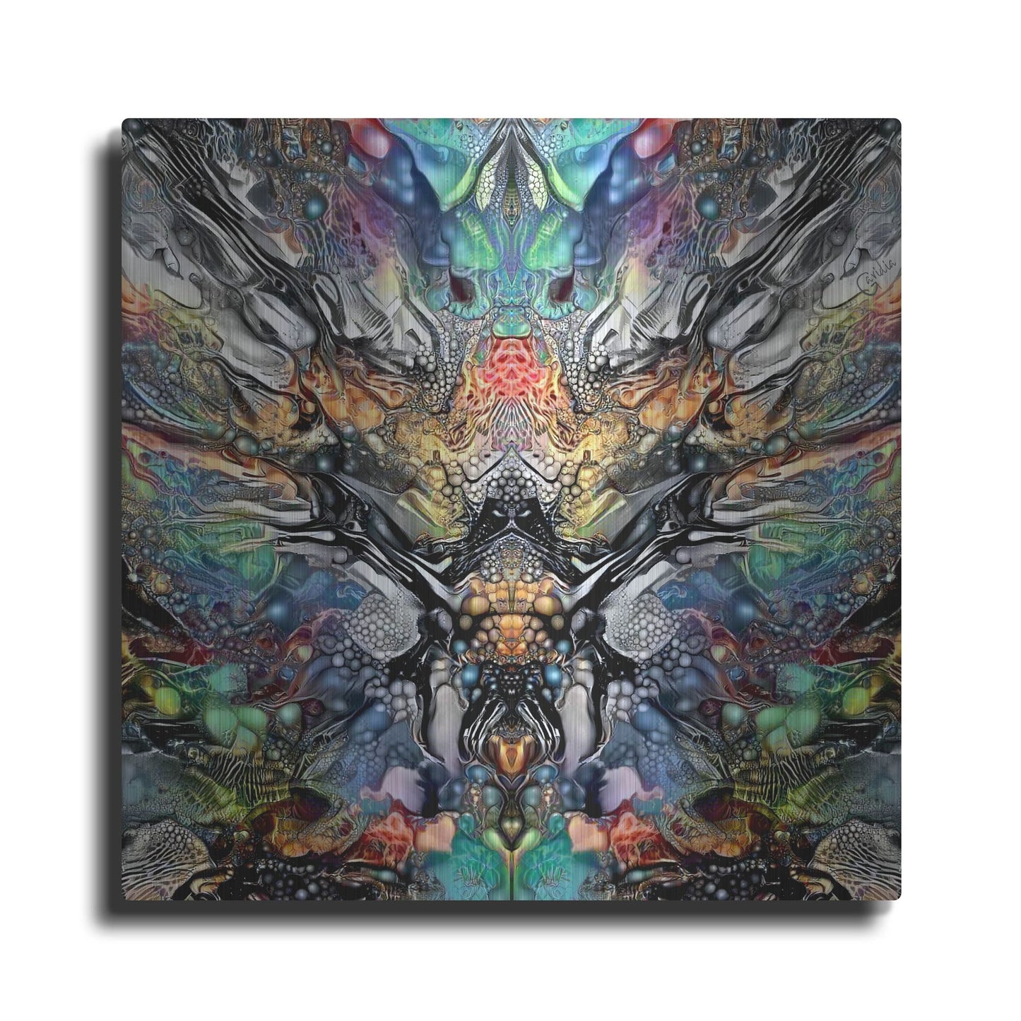 Luxe Metal Art 'Poseidon' by Pedro Gavidia, Metal Wall Art