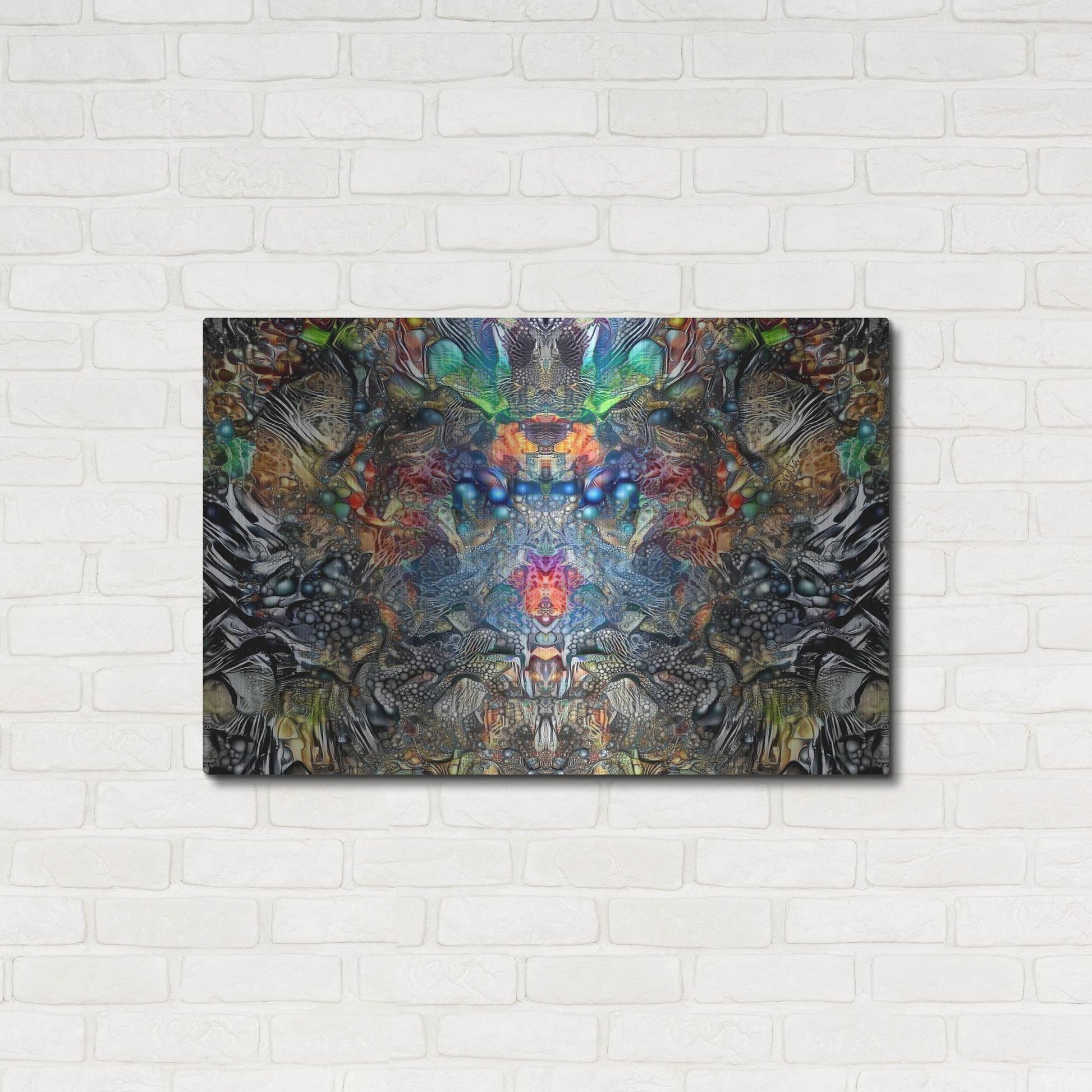 Luxe Metal Art 'Regent' by Pedro Gavidia, Metal Wall Art,36x24