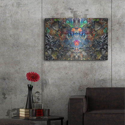 Luxe Metal Art 'Regent' by Pedro Gavidia, Metal Wall Art,36x24