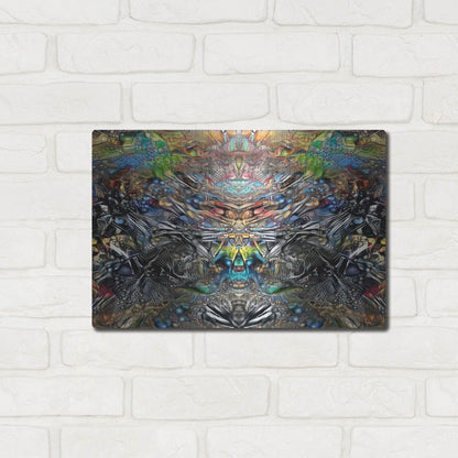 Luxe Metal Art 'Resurrection' by Pedro Gavidia, Metal Wall Art,16x12