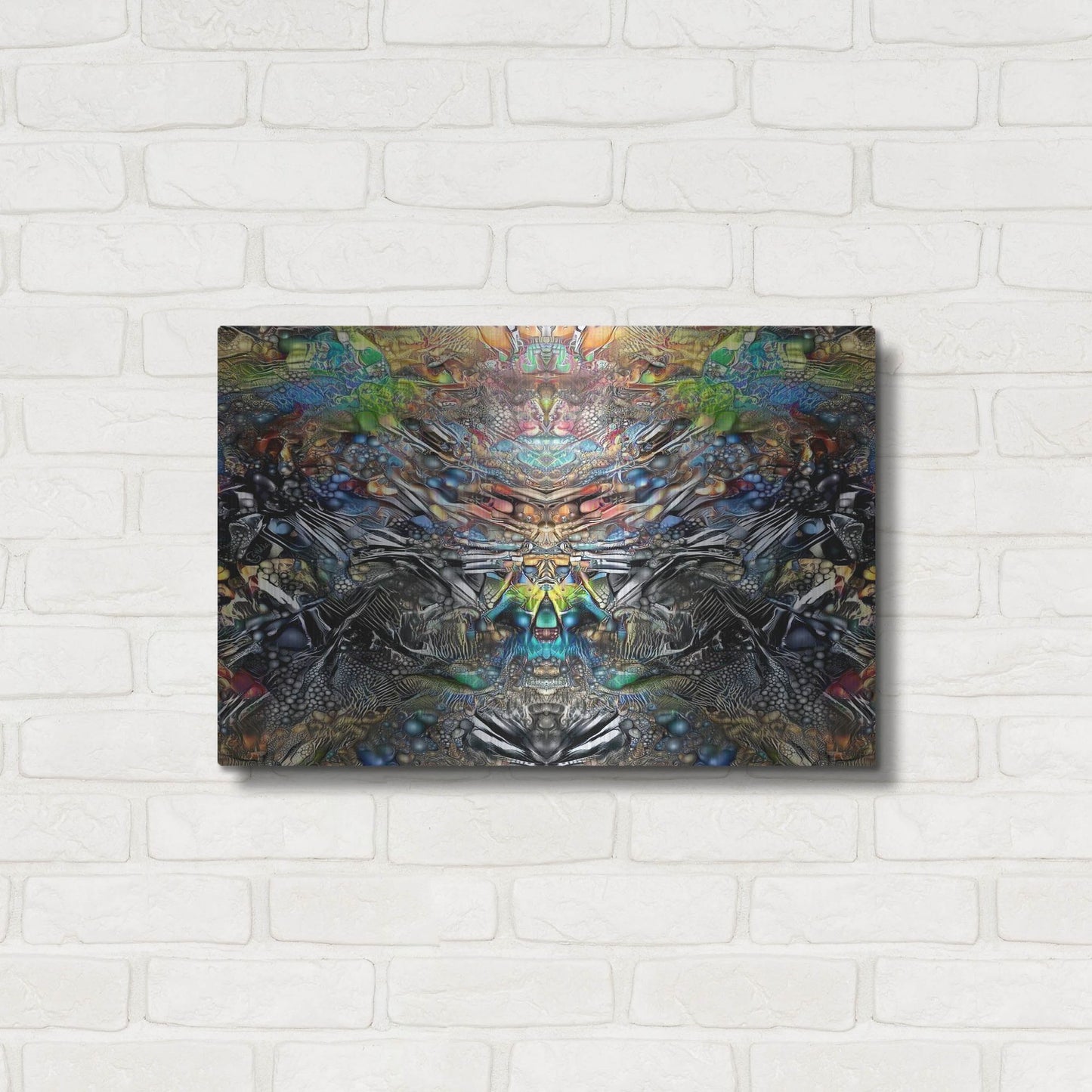 Luxe Metal Art 'Resurrection' by Pedro Gavidia, Metal Wall Art,24x16