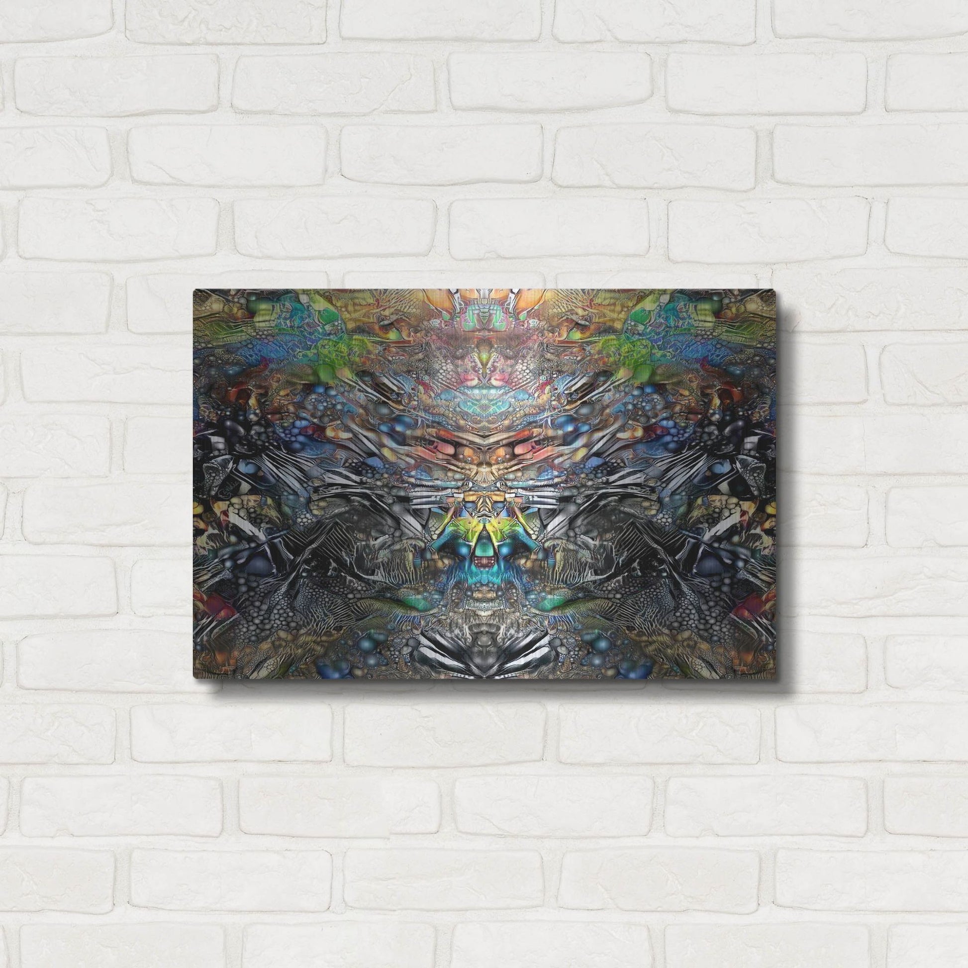 Luxe Metal Art 'Resurrection' by Pedro Gavidia, Metal Wall Art,24x16