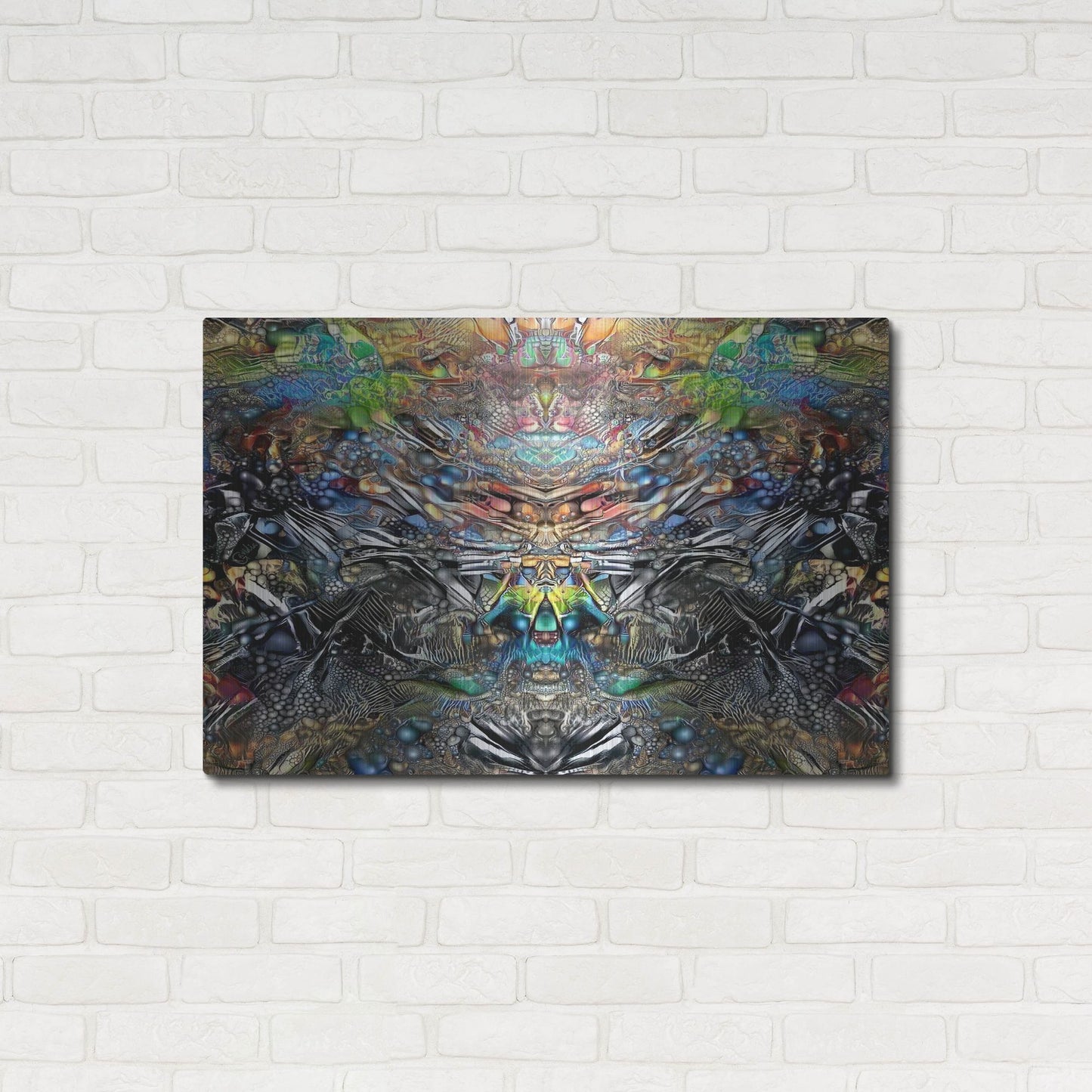 Luxe Metal Art 'Resurrection' by Pedro Gavidia, Metal Wall Art,36x24