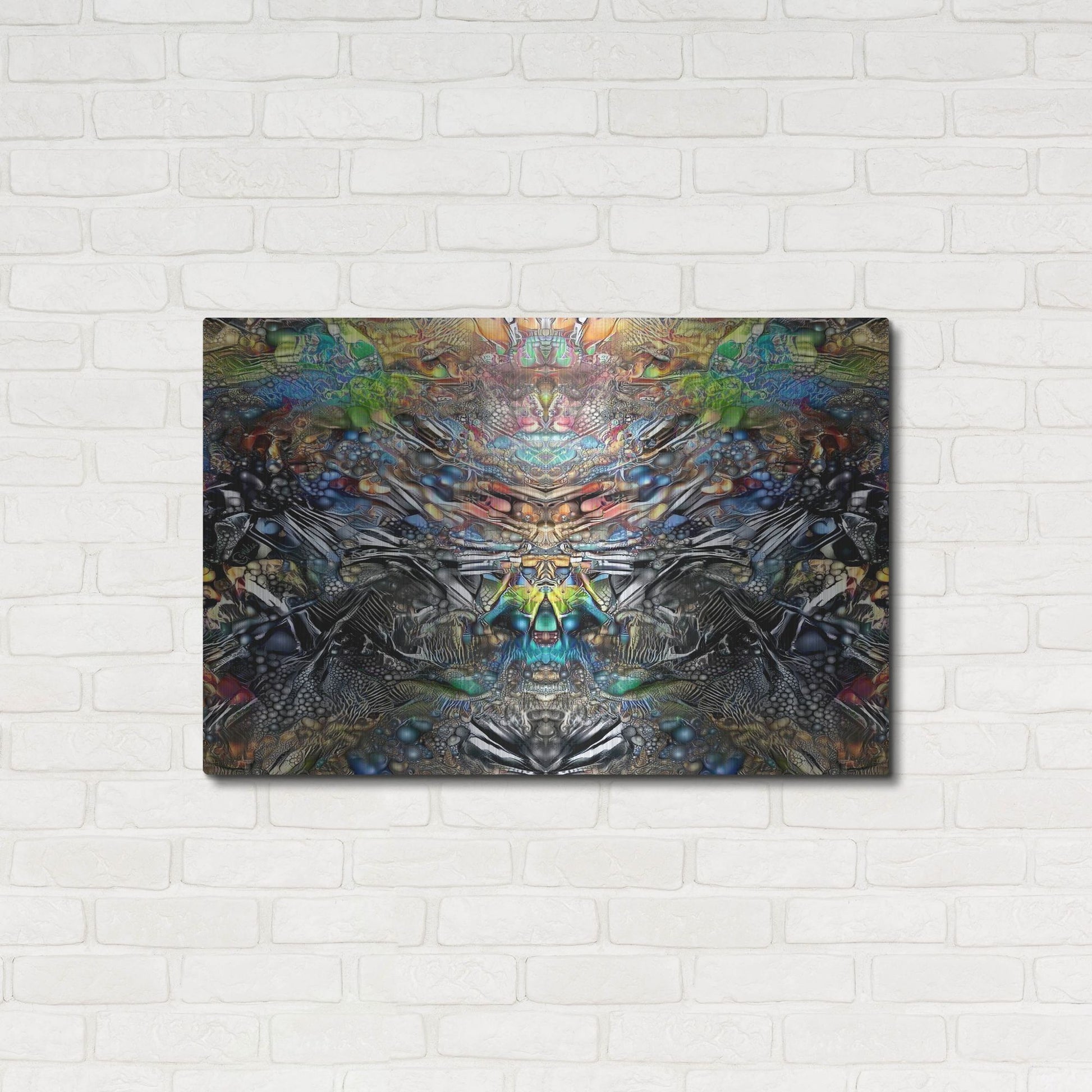 Luxe Metal Art 'Resurrection' by Pedro Gavidia, Metal Wall Art,36x24