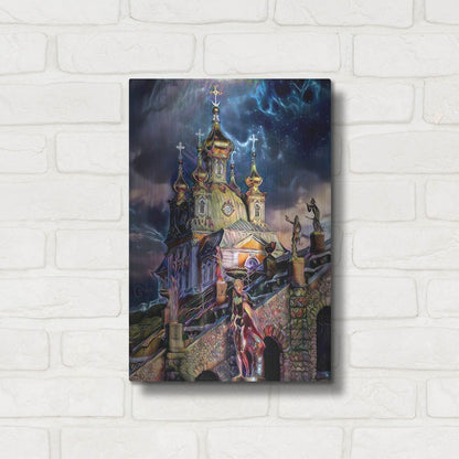 Luxe Metal Art 'Saint Petersburg Russia Peterhof Palace' by Pedro Gavidia, Metal Wall Art,12x16