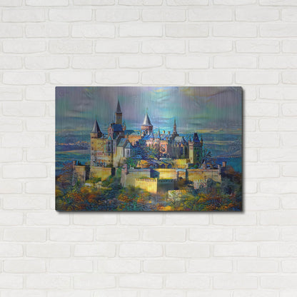 Luxe Metal Art 'Stuttgart Germany Hohenzollern Castle' by Pedro Gavidia, Metal Wall Art,36x24