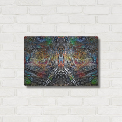 Luxe Metal Art 'The Color Of Wisdom' by Pedro Gavidia, Metal Wall Art,24x16