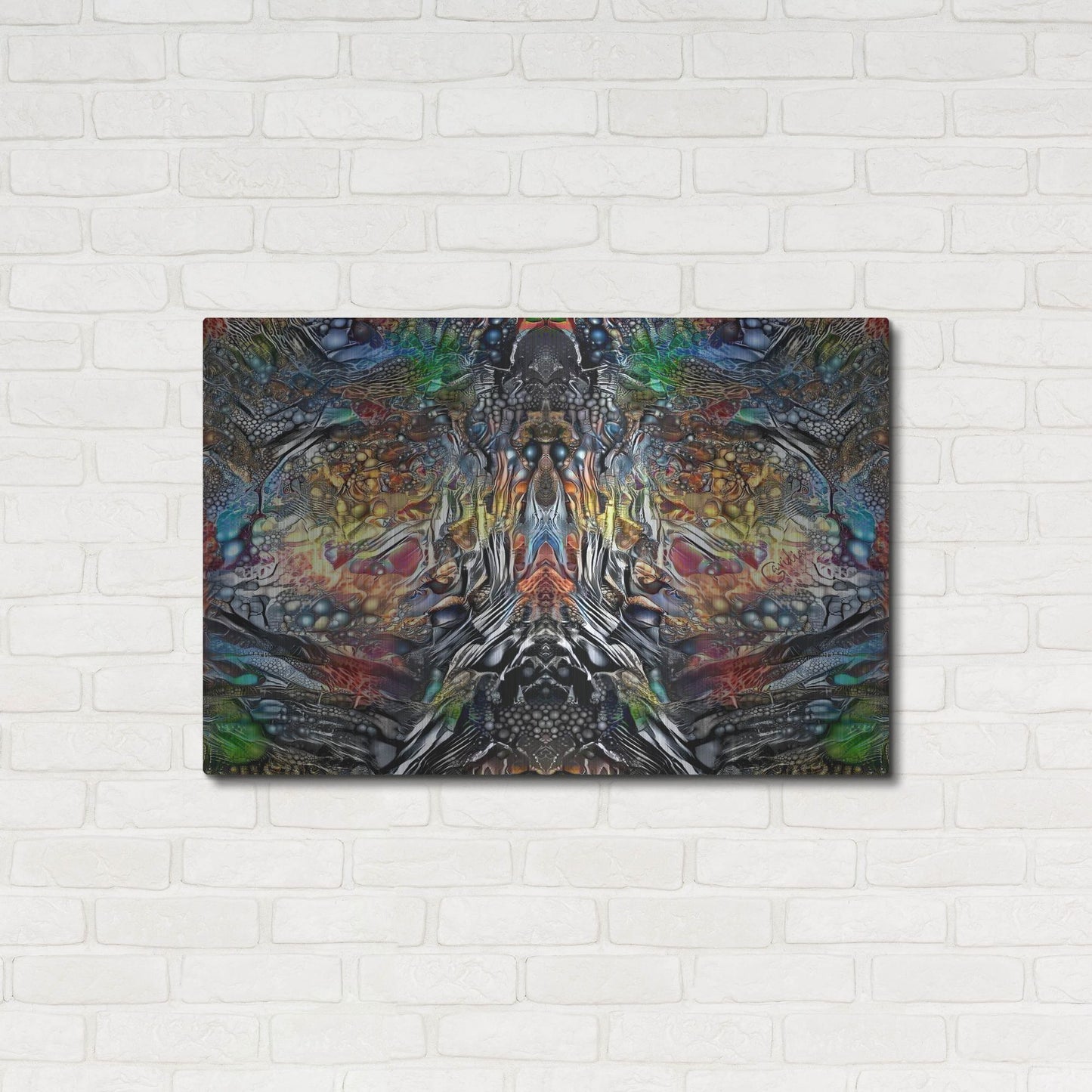 Luxe Metal Art 'The Color Of Wisdom' by Pedro Gavidia, Metal Wall Art,36x24