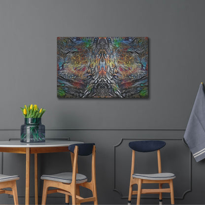 Luxe Metal Art 'The Color Of Wisdom' by Pedro Gavidia, Metal Wall Art,36x24