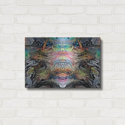 Luxe Metal Art 'The Minotaurs Lament' by Pedro Gavidia, Metal Wall Art,24x16