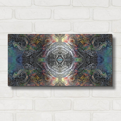 Luxe Metal Art 'The Origin Of The Universe' by Pedro Gavidia, Metal Wall Art,24x12