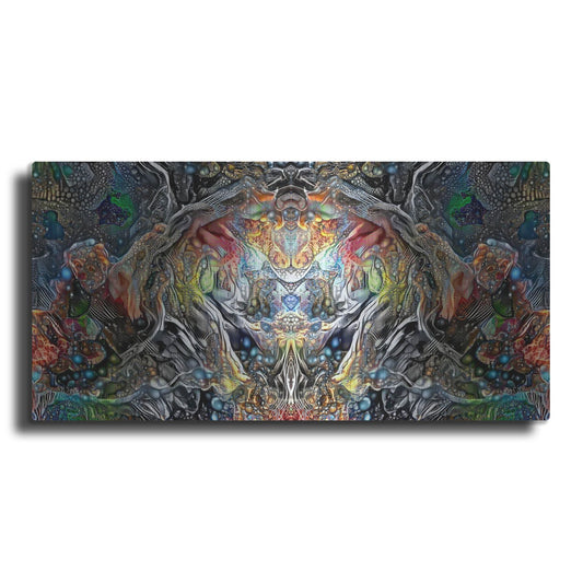 Luxe Metal Art 'The Strange Intelligence Enclosure' by Pedro Gavidia, Metal Wall Art