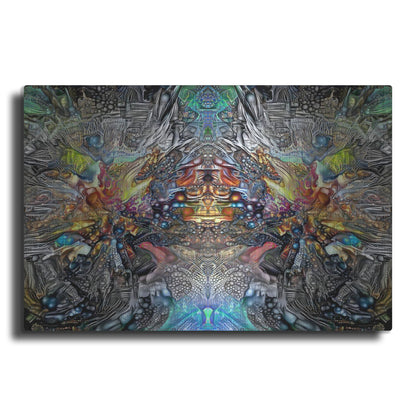 Luxe Metal Art 'Tlaloc Gestation' by Pedro Gavidia, Metal Wall Art