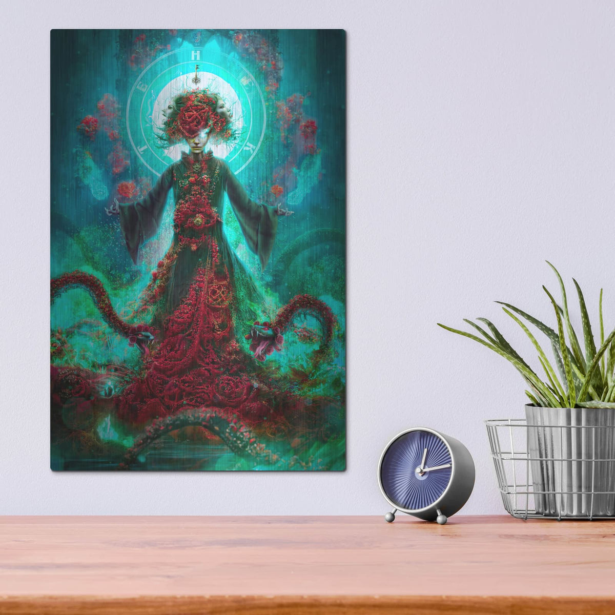 'Hecate' by Mario Sanchez Nevado – Metal Wall Art, 12x16 room view