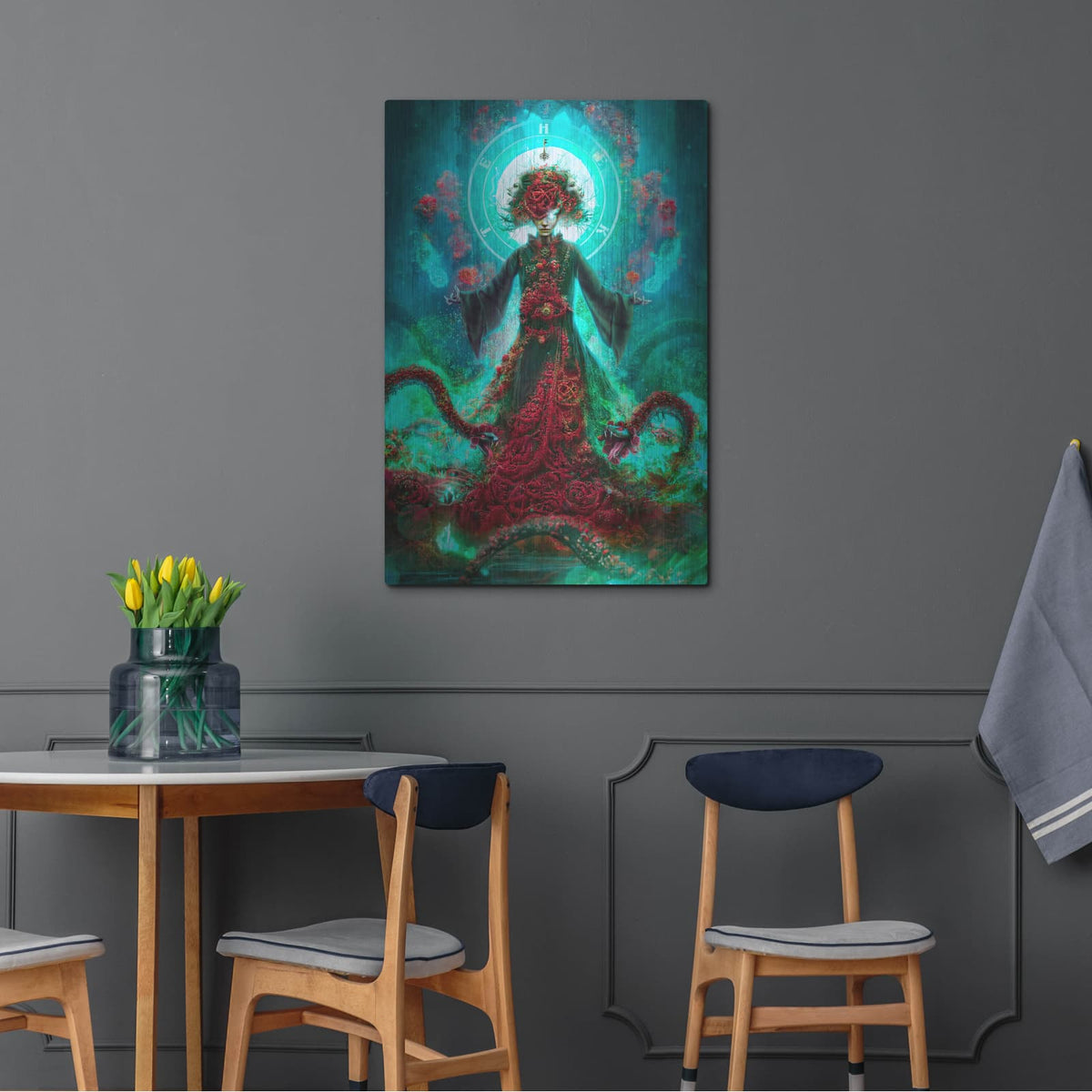 'Hecate' by Mario Sanchez Nevado – Metal Wall Art, 24x36 room view