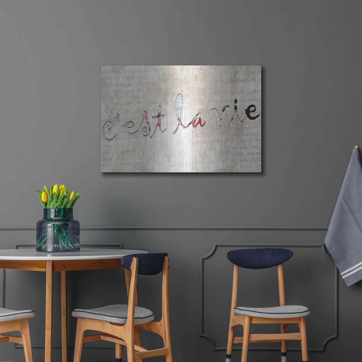 'C'est La Vie' by Karen Smith – Metal Wall Art, 36x24 room view
