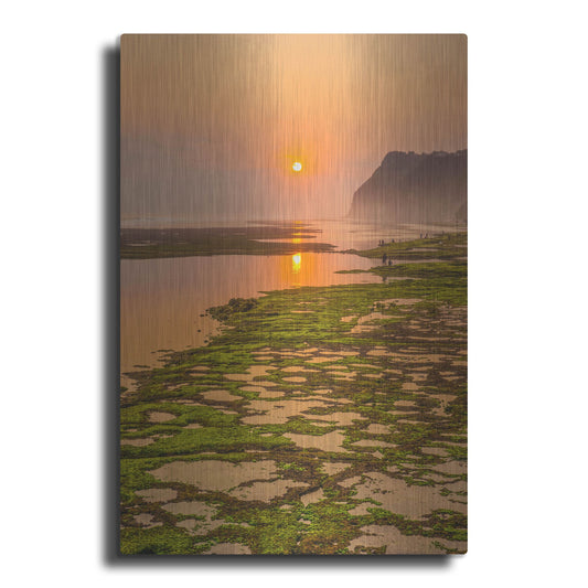 Luxe Metal Art 'Bali Sunset' by Mark A Paulda, Metal Wall Art